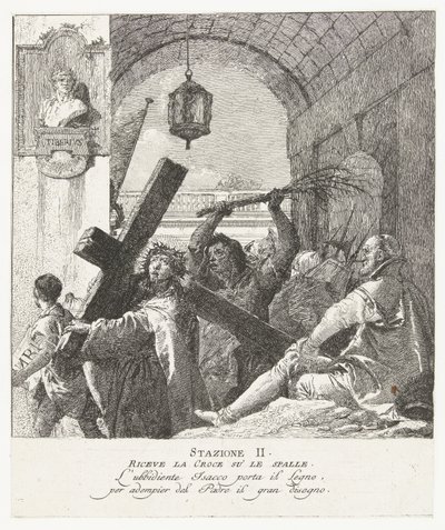 Kristus bærer korset av Giovanni Domenico Tiepolo