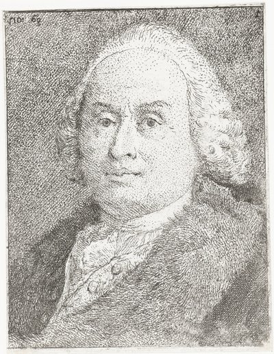 Portrett av Giovanni Battista Tiepolo av Giovanni Domenico Tiepolo