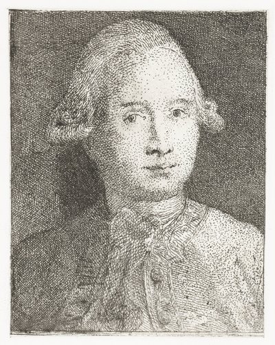Portrett av Giovanni Domenico Tiepolo Samling av hoder (serietittel) Raccolta di Teste (serietittel) av Giovanni Domenico Tiepolo
