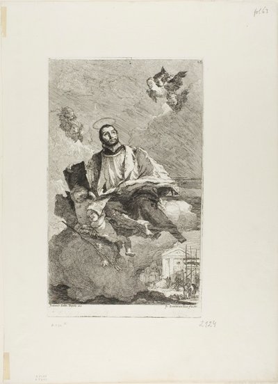 St. Gaetano av Thiene av Giovanni Domenico Tiepolo
