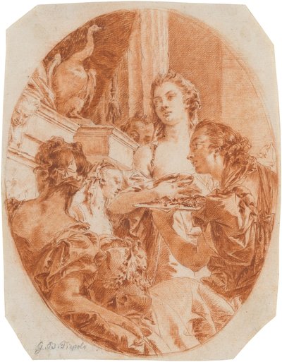 Tarquinius og Lucretia av Giovanni Domenico Tiepolo