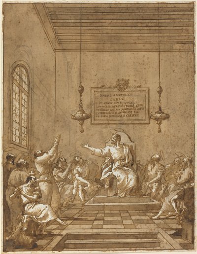 Den apostolske trosbekjennelse av Giovanni Domenico Tiepolo