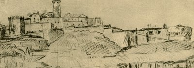 Citadellet i Brescia, midten av slutten av 1700-tallet, 1928 av Giovanni Domenico Tiepolo