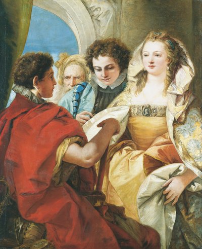 Scipios avholdenhet av Giovanni Domenico Tiepolo
