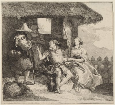 Ekteskapet til Angelica og Medoro av Giovanni Domenico Tiepolo