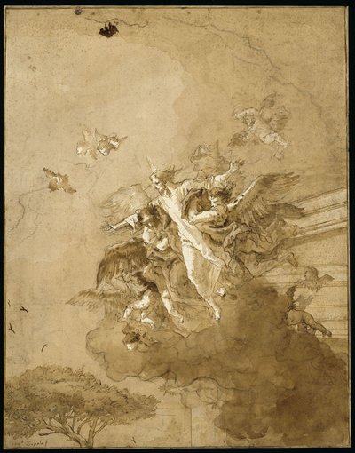 Kristi oppstandelses triumf av Giovanni Domenico Tiepolo