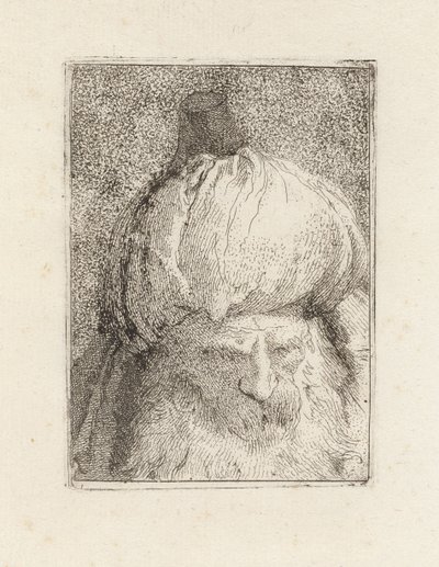 Tyrker sett forfra, fra Raccolta di Teste (Samling av hoder) av Giovanni Domenico Tiepolo
