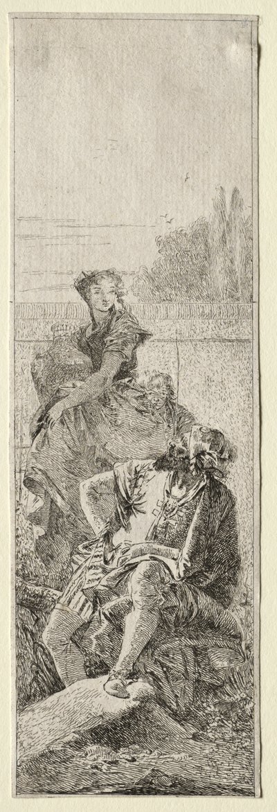 To bønder av Giovanni Domenico Tiepolo