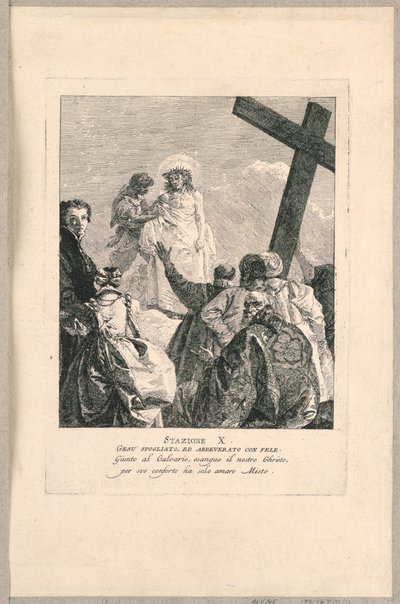 Korsveien - Station X, Jesus plyndret av Giovanni Domenico Tiepolo