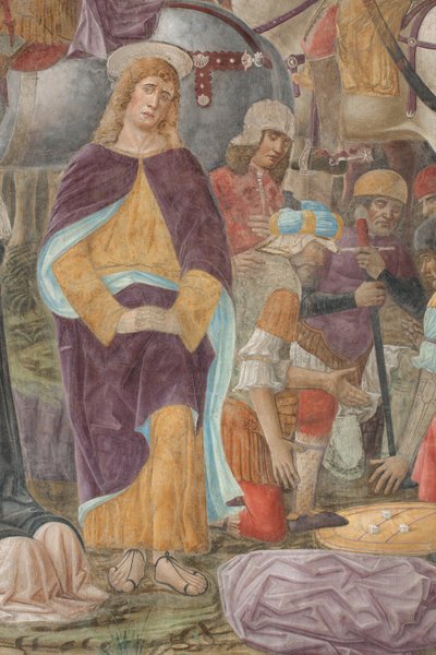 Milan, refektoriet til Cenacolo Vinciano, Donato Montorfano, Kristi korsfestelse av Giovanni Donato Montorfano