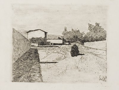 En gate av Giovanni Fattori