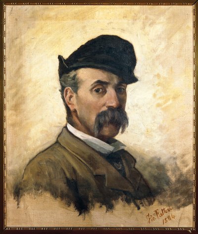 Italia, Firenze, selvportrett i en alder av 59 av Giovanni Fattori