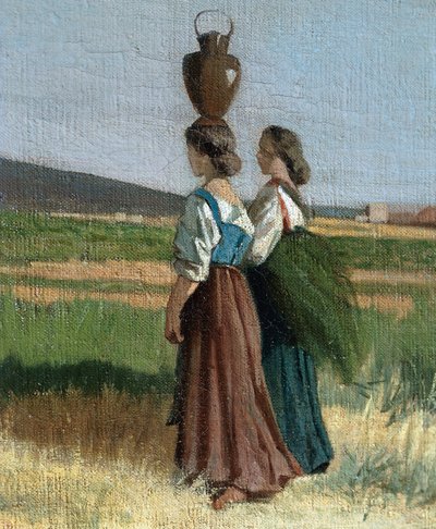 Livorno vannbærer av Giovanni Fattori