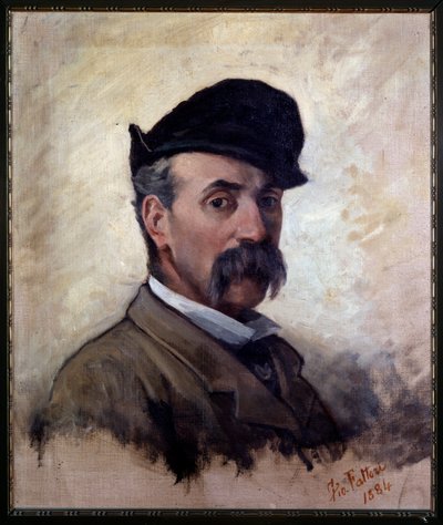 Selvportrett i en alder av 59 (maleri av Giovanni Fattori