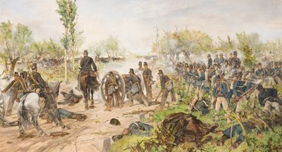 Slaget ved Custoza av Giovanni Fattori