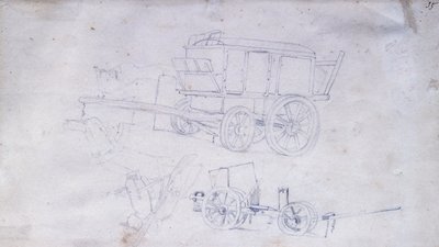 To vogner og to soldater av Giovanni Fattori