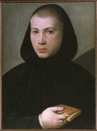 Portrett av en ung benediktinermunk, første halvdel av 1500-tallet. av Giovanni Francesco Caroto