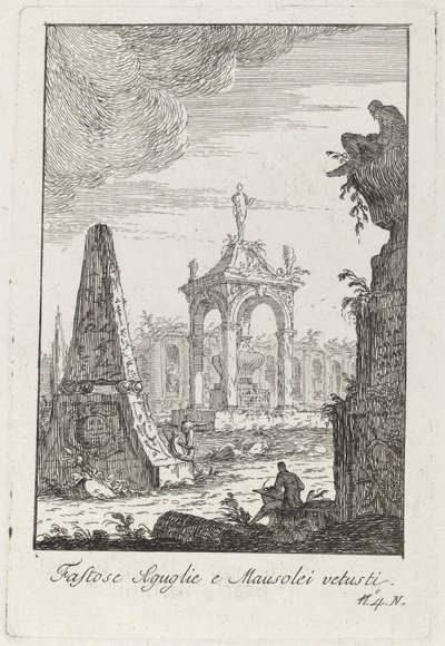 Overdådig Aguglie og gamle mausoleer av Giovanni Francesco Costa