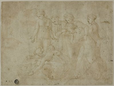 Funnet av Moses av Giovanni Francesco Penni
