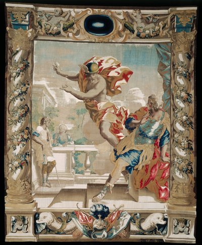 Mercury ber Aeneas om å forlate Kartago, 1679 av Giovanni Francesco Romanelli