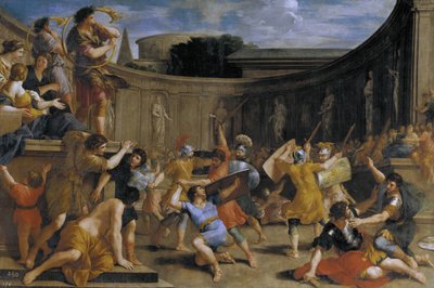 romerske gladiatorer av Giovanni Francesco Romanelli