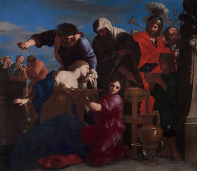 Offeret til Polyxena. av Giovanni Francesco Romanelli