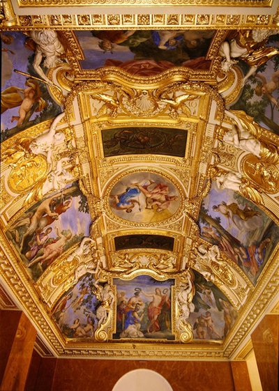 Taket i Hall of Seasons, 1655-58 av Giovanni Francesco Romanelli