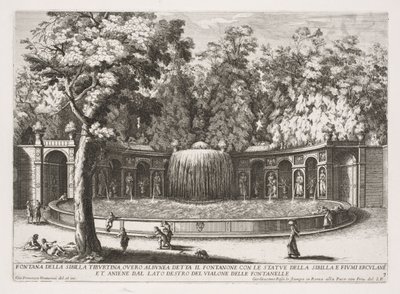 Sibylls Tiburtina-fontene. av Giovanni Francesco Venturini