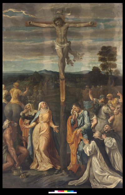Korsfestelse, 1541-45 av Giovanni Fratino