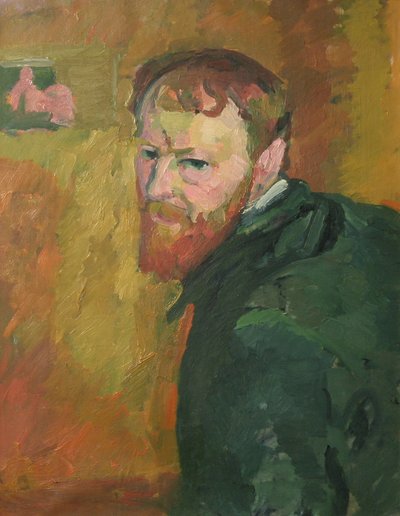 Selvportrett av Giacometti, Giovanni (1868-1933). Olje på lerret, ca. 1913, Dimensjon : 65x50. Kunsthaus Zuerich av Giovanni Giacometti