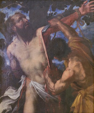 St. Bartolomeus#39; martyrium, Gian Giacomo Pandolfi (maleri) av Giovanni Giacomo Pandolfi