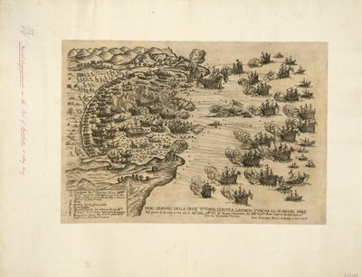 DEN SANNE PLANEN FOR DEN STORE SEIEREN MOT TERRASSEHÆREN 11. 15. MAI 1649 I havnen i Foggia i Asia fra 17. Ga:ni av Sere:ma Re.a i Venezia, kommandert av Hans Eksellense Gia.mo Riua, kaptein for de nevnte galleonene. En virkelig strålende seier. av Giovanni Giacomo De Rossi