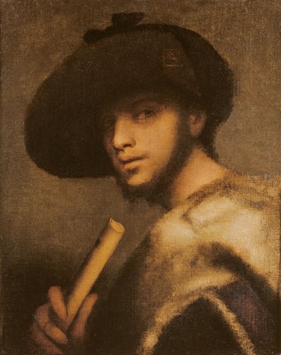 A Piper (olje på lerret) av Giovanni Girolamo Savoldo
