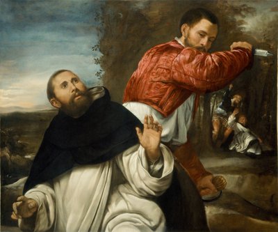St. Peter Martyrs død, 153035. av Giovanni Girolamo Savoldo