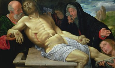 Kristi klagesang av Giovanni Girolamo Savoldo