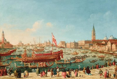 Dogen på Bucintoro nær Riva di Sant