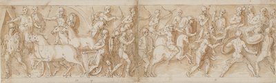 32 eksemplarer etter kolonnen til Marcus Aurelius, Piazza Colonna i Roma av Giovanni Guerra