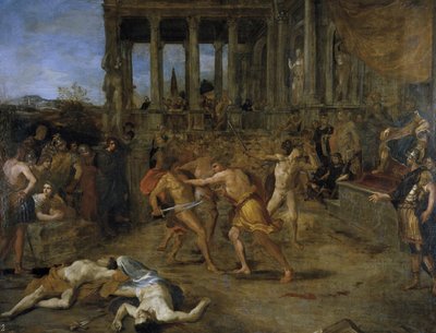 Gladiatorkamper av Giovanni Lanfranco