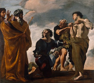 Moses og sendebudene fra Kanaan, 1621-24 av Giovanni Lanfranco