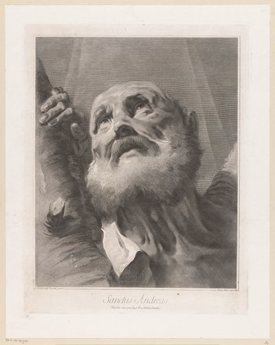Apostel Andreas Sanctus Andreas (tittel på objekt) Apostelen (serietittel) av Giovanni Marco Pitteri