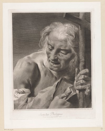 Apostelen Filip Saint Philip (tittel på objekt) Apostler (serietittel) av Giovanni Marco Pitteri