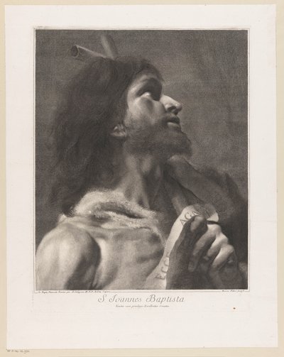 Døperen Johannes S. Joannes Baptista (tittel på objekt) av Giovanni Marco Pitteri