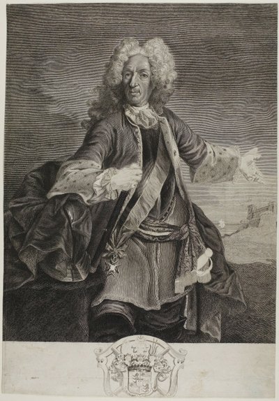 Johann Matthias, greve av Schulenburg. av Giovanni Marco Pitteri