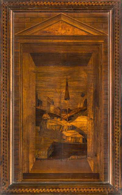 Lignaean Canonical Choir, innlagt av Giovanni Maria Platina 1484, Superior Stall av Giovanni Maria Platina