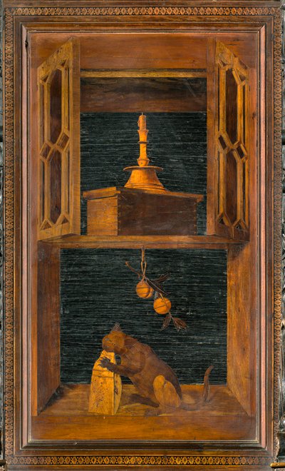 Lignaean Canonical Choir, innlagt av Giovanni Maria Platina 1484, Superior Stall av Giovanni Maria Platina