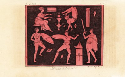 Pyrrhic Dance, gammel gresk krigsdans av Giovanni Paglianti