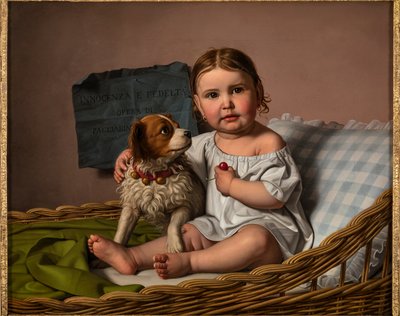 Uskyld og lojalitet (olje på lerret) av Giovanni Pagliarini