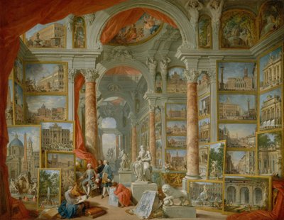 Moderne Roma av Giovanni Paolo Pannini