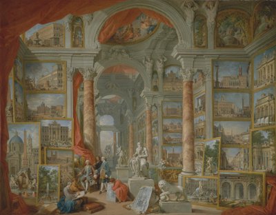 Moderne Roma, 1757. av Giovanni Paolo Panini