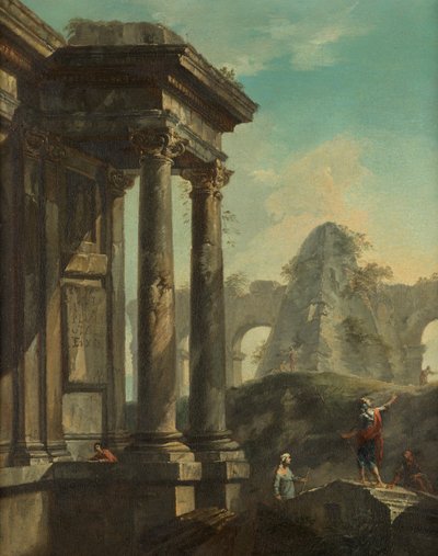 romerske ruiner av Giovanni Paolo Pannini
